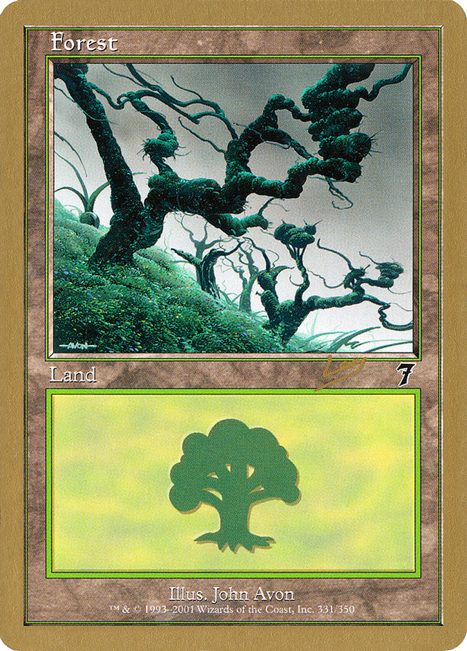 Forest (rl331) (Raphael Levy) [World Championship Decks 2002] | Exor Games Summserside