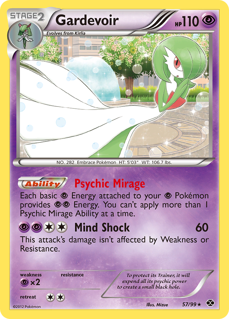 Gardevoir (57/99) [Black & White: Next Destinies] | Exor Games Summserside