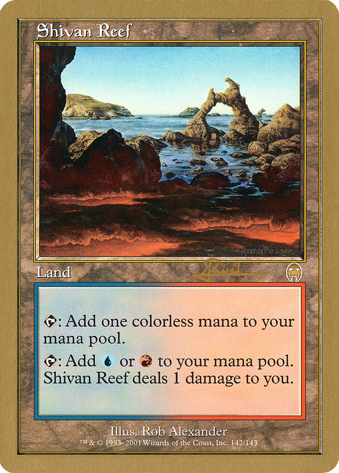 Shivan Reef (Antoine Ruel) [World Championship Decks 2001] | Exor Games Summserside