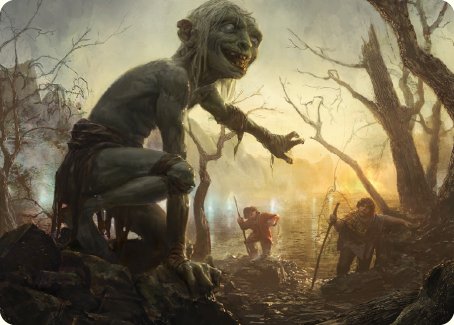 Smeagol, Helpful Guide Art Card [The Lord of the Rings: Tales of Middle-earth Art Series] | Exor Games Summserside