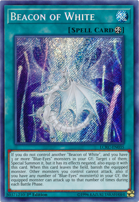 Beacon of White [LCKC-EN035] Secret Rare | Exor Games Summserside