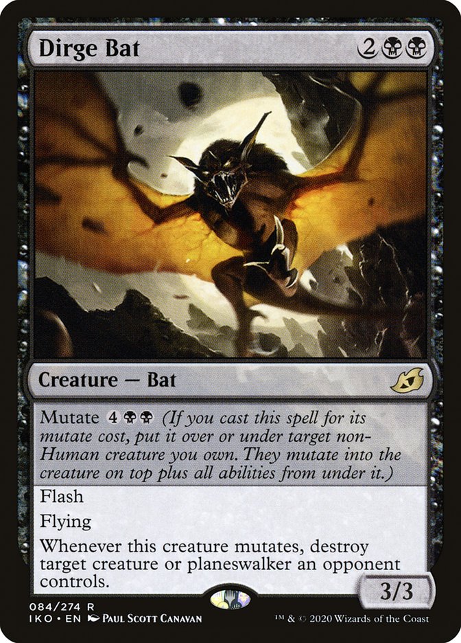 Dirge Bat [Ikoria: Lair of Behemoths] | Exor Games Summserside