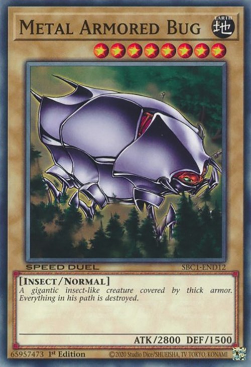 Metal Armored Bug [SBC1-END12] Common | Exor Games Summserside