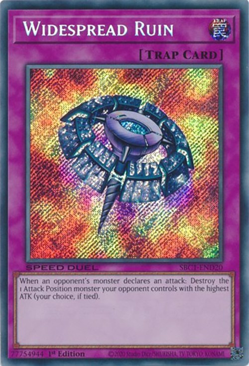 Widespread Ruin [SBC1-END20] Secret Rare | Exor Games Summserside