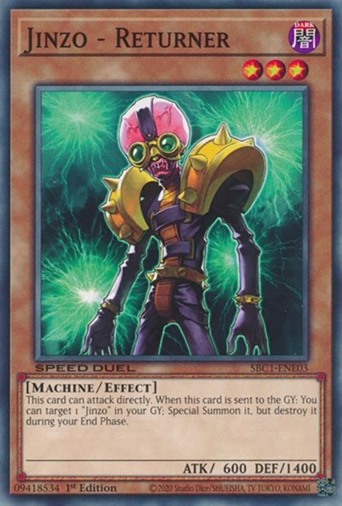 Jinzo - Returner [SBC1-ENE03] Common | Exor Games Summserside