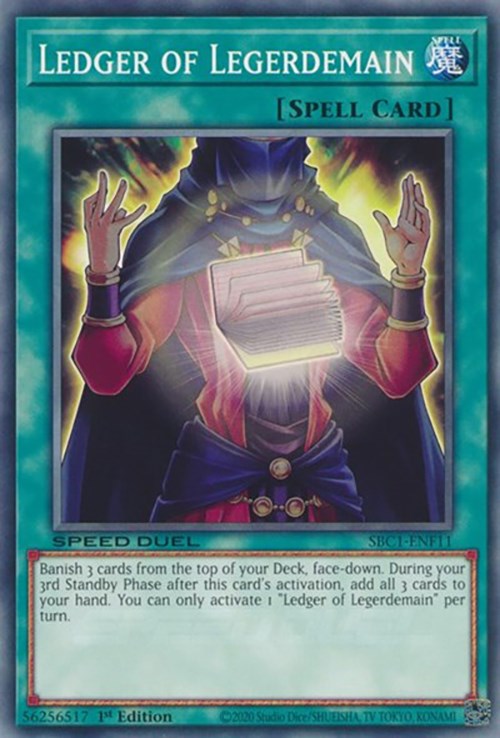 Ledger of Legerdemain [SBC1-ENF11] Common | Exor Games Summserside