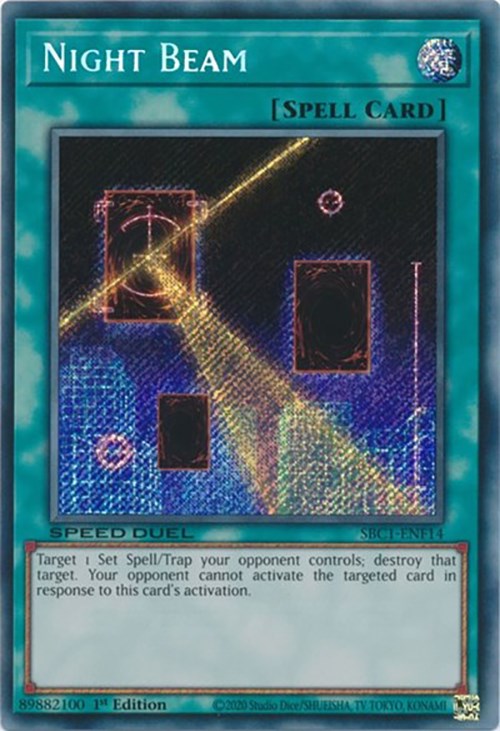 Night Beam [SBC1-ENF14] Secret Rare | Exor Games Summserside