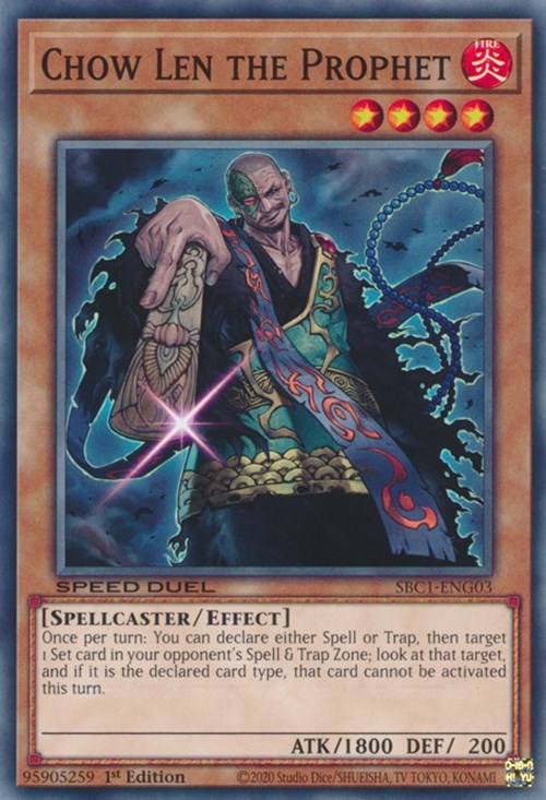 Chow Len the Prophet [SBC1-ENG03] Common | Exor Games Summserside