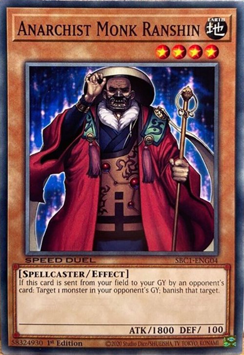 Anarchist Monk Ranshin [SBC1-ENG04] Common | Exor Games Summserside