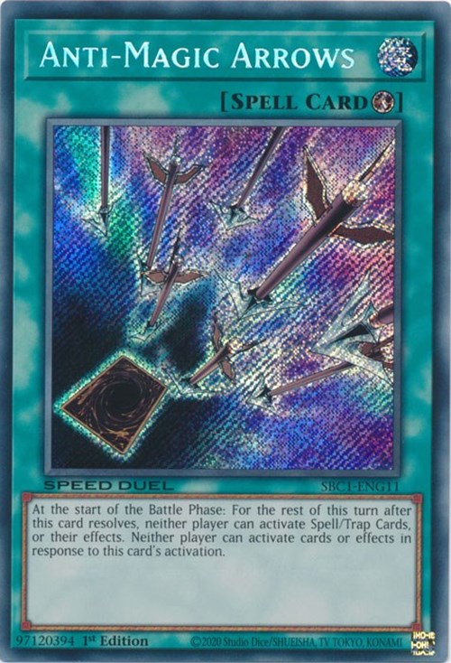 Anti-Magic Arrows [SBC1-ENG11] Secret Rare | Exor Games Summserside