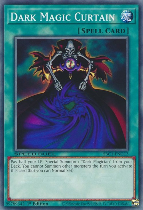 Dark Magic Curtain [SBC1-ENG13] Common | Exor Games Summserside