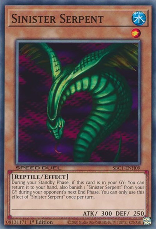 Sinister Serpent [SBC1-ENH09] Common | Exor Games Summserside