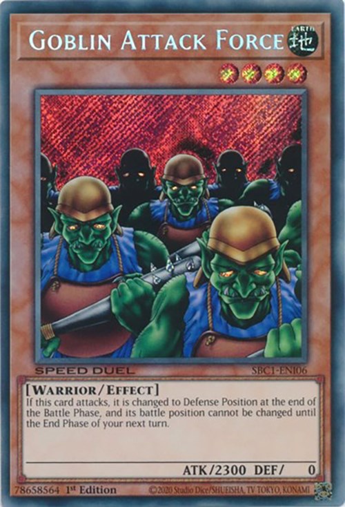 Goblin Attack Force [SBC1-ENI06] Secret Rare | Exor Games Summserside