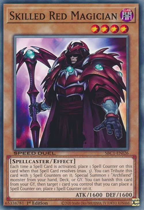 Skilled Red Magician [SBC1-ENI26] Common | Exor Games Summserside
