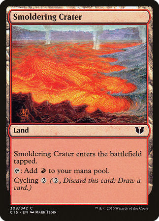 Smoldering Crater [Commander 2015] | Exor Games Summserside