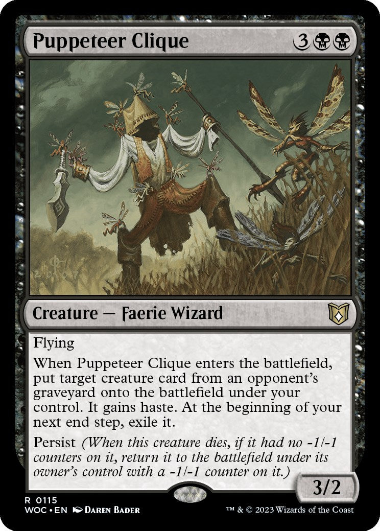 Puppeteer Clique [Wilds of Eldraine Commander] | Exor Games Summserside