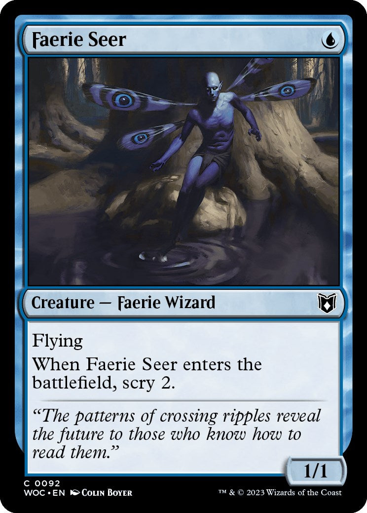 Faerie Seer [Wilds of Eldraine Commander] | Exor Games Summserside