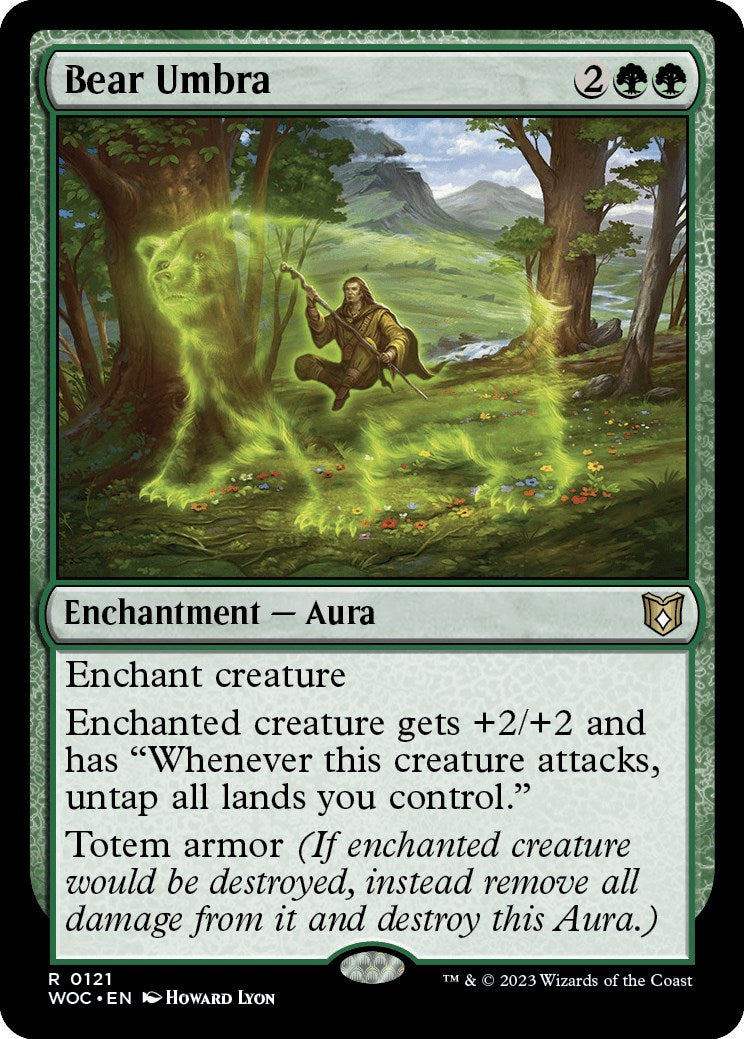 Bear Umbra [Wilds of Eldraine Commander] | Exor Games Summserside