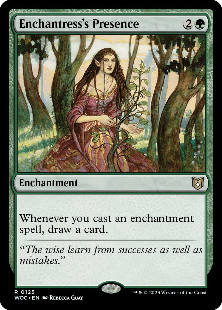 Enchantress's Presence [Wilds of Eldraine Commander] | Exor Games Summserside