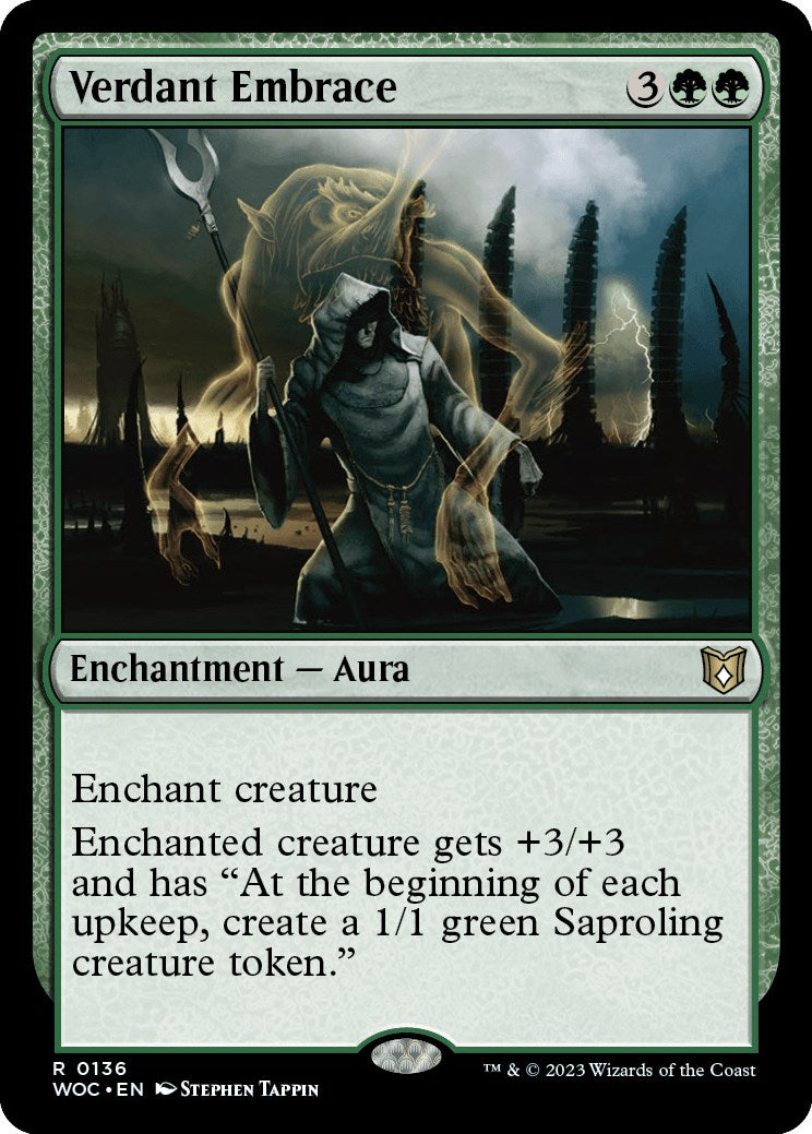 Verdant Embrace [Wilds of Eldraine Commander] | Exor Games Summserside