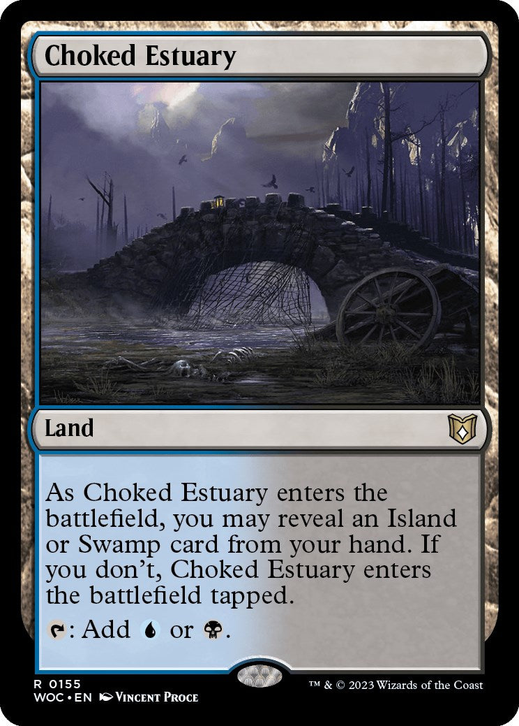 Choked Estuary [Wilds of Eldraine Commander] | Exor Games Summserside