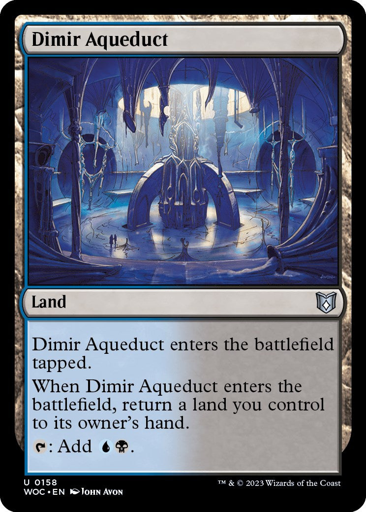 Dimir Aqueduct [Wilds of Eldraine Commander] | Exor Games Summserside