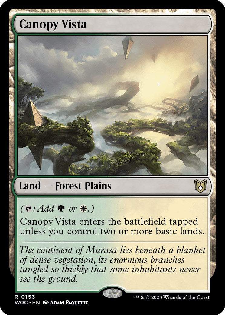 Canopy Vista [Wilds of Eldraine Commander] | Exor Games Summserside