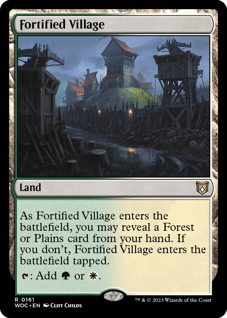 Fortified Village [Wilds of Eldraine Commander] | Exor Games Summserside