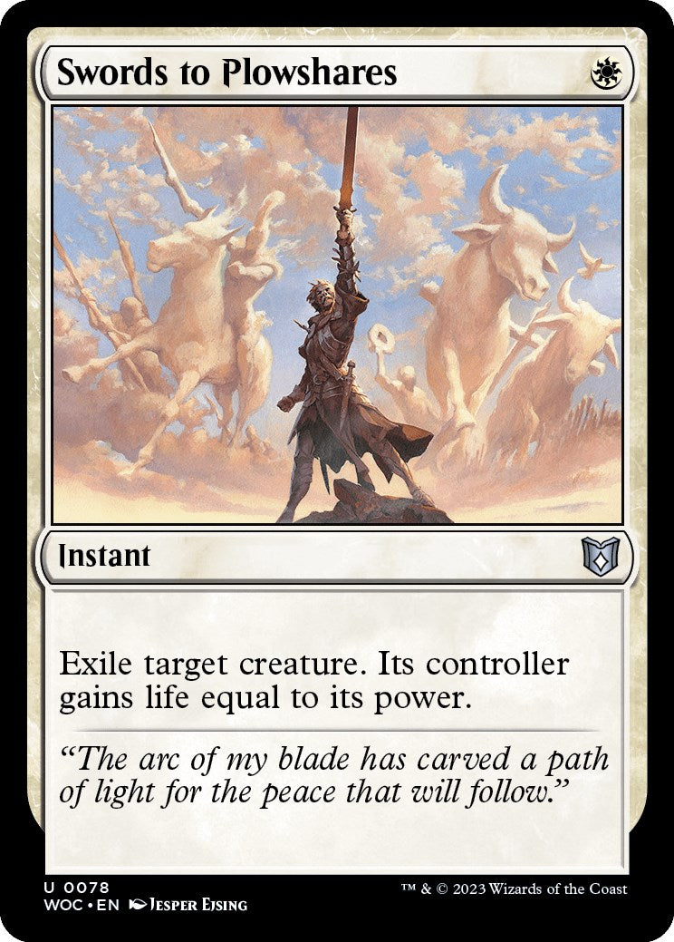 Swords to Plowshares [Wilds of Eldraine Commander] | Exor Games Summserside