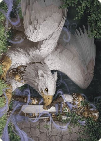 Dutiful Griffin Art Card [Wilds of Eldraine Art Series] | Exor Games Summserside