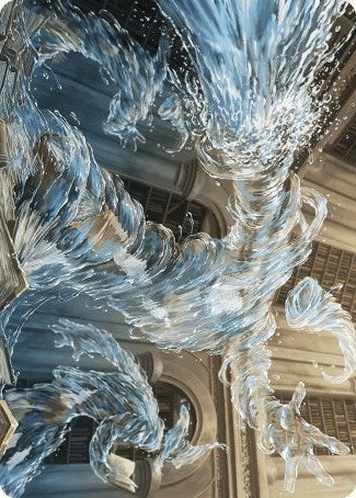 Splashy Spellcaster Art Card [Wilds of Eldraine Art Series] | Exor Games Summserside