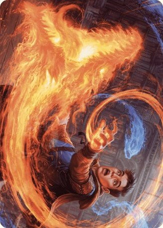 Frantic Firebolt Art Card [Wilds of Eldraine Art Series] | Exor Games Summserside