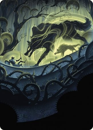 Unnatural Growth Art Card [Wilds of Eldraine Art Series] | Exor Games Summserside