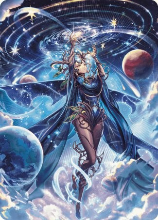 Omniscience Anime Art Card [Wilds of Eldraine Art Series] | Exor Games Summserside