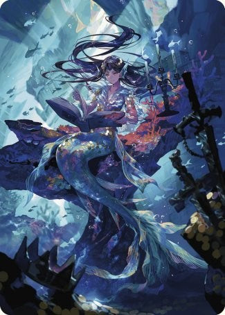 Rhystic Study Art Card [Wilds of Eldraine Art Series] | Exor Games Summserside