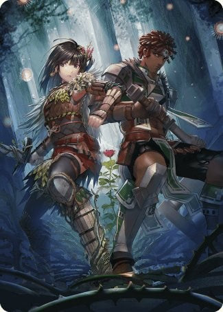 Defense of the Heart Art Card [Wilds of Eldraine Art Series] | Exor Games Summserside