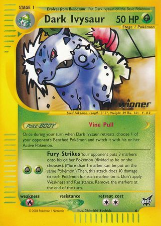 Dark Ivysaur (6) (Winner) [Best of Promos] | Exor Games Summserside