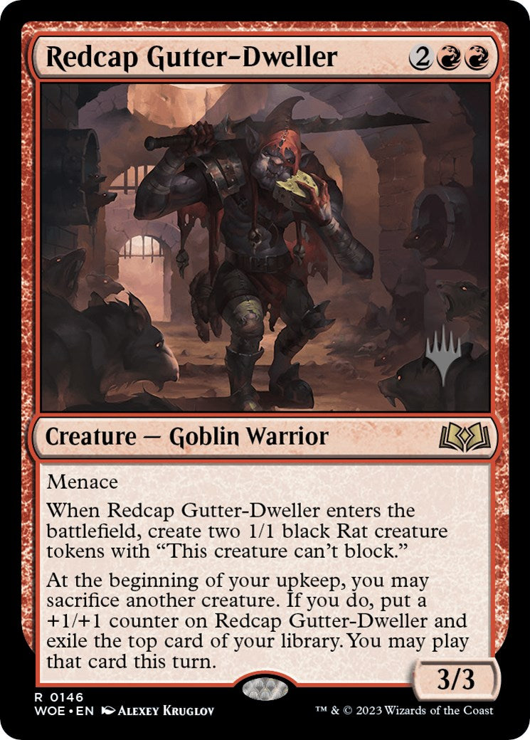 Redcap Gutter-Dweller (Promo Pack) [Wilds of Eldraine Promos] | Exor Games Summserside