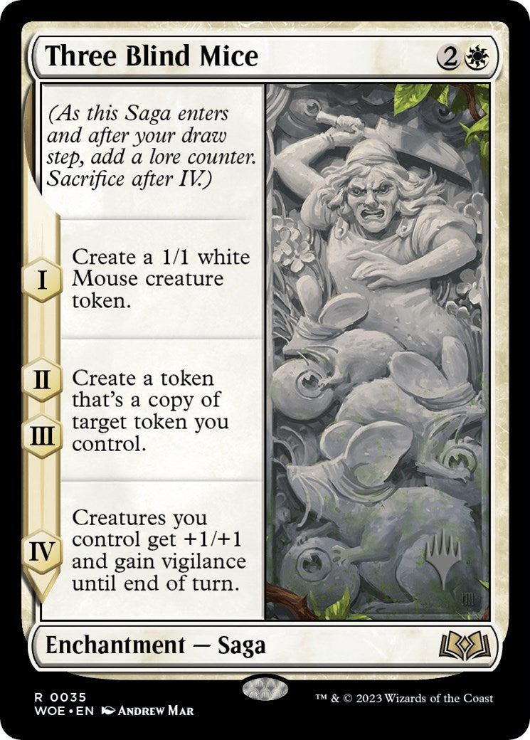 Three Blind Mice (Promo Pack) [Wilds of Eldraine Promos] | Exor Games Summserside