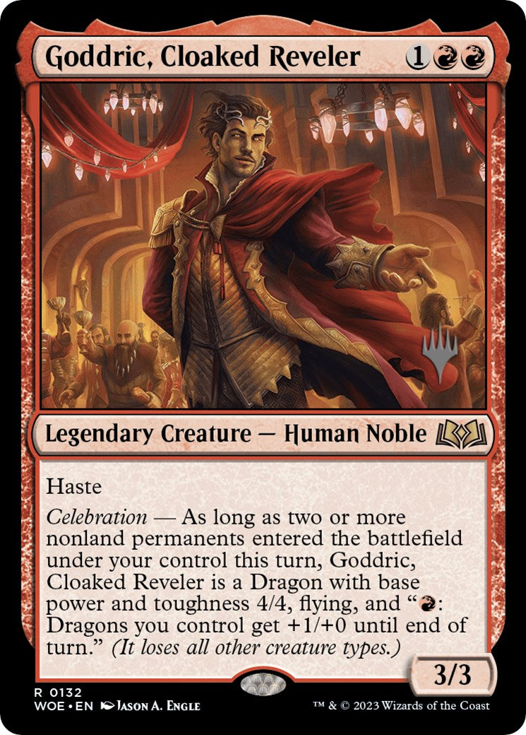 Goddric, Cloaked Reveler (Promo Pack) [Wilds of Eldraine Promos] | Exor Games Summserside