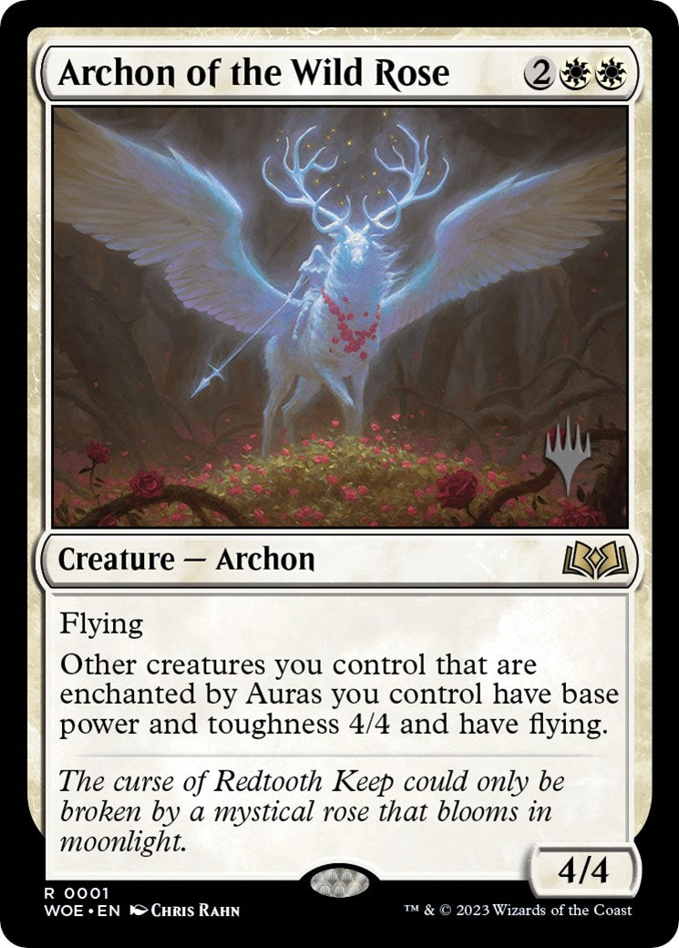 Archon of the Wild Rose (Promo Pack) [Wilds of Eldraine Promos] | Exor Games Summserside