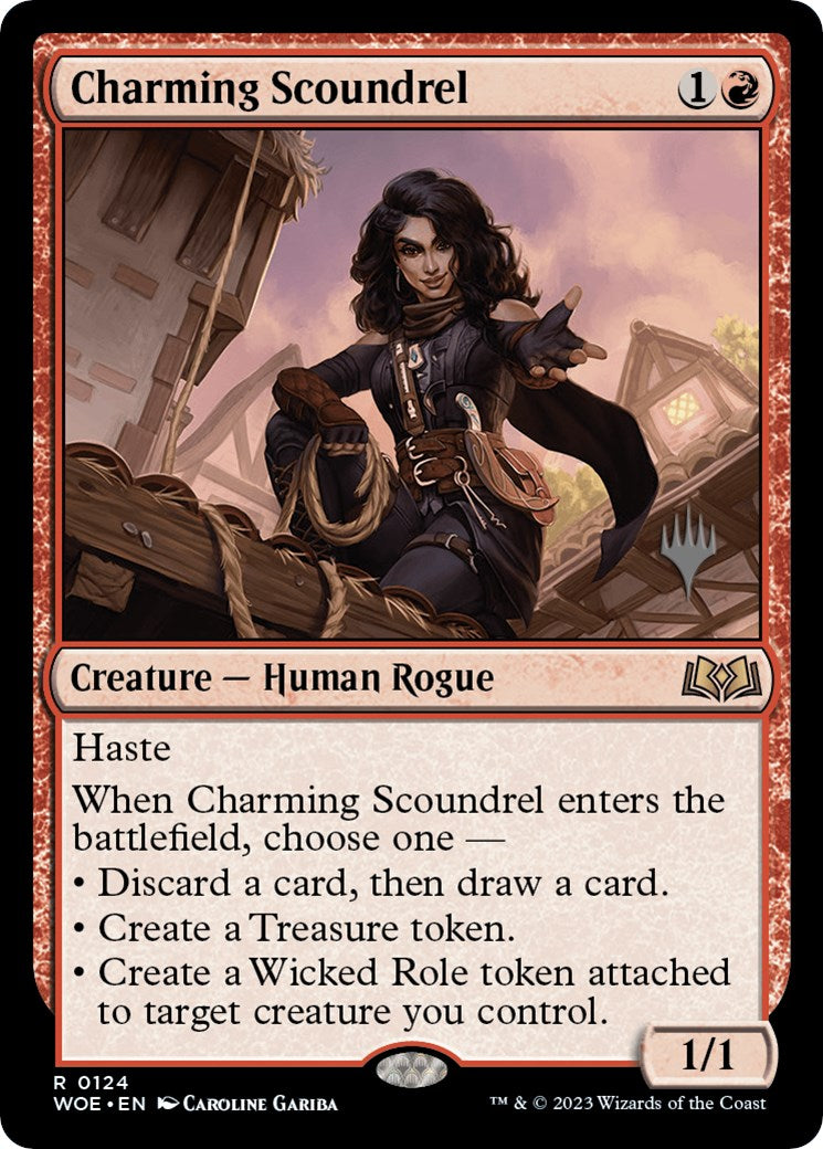 Charming Scoundrel (Promo Pack) [Wilds of Eldraine Promos] | Exor Games Summserside