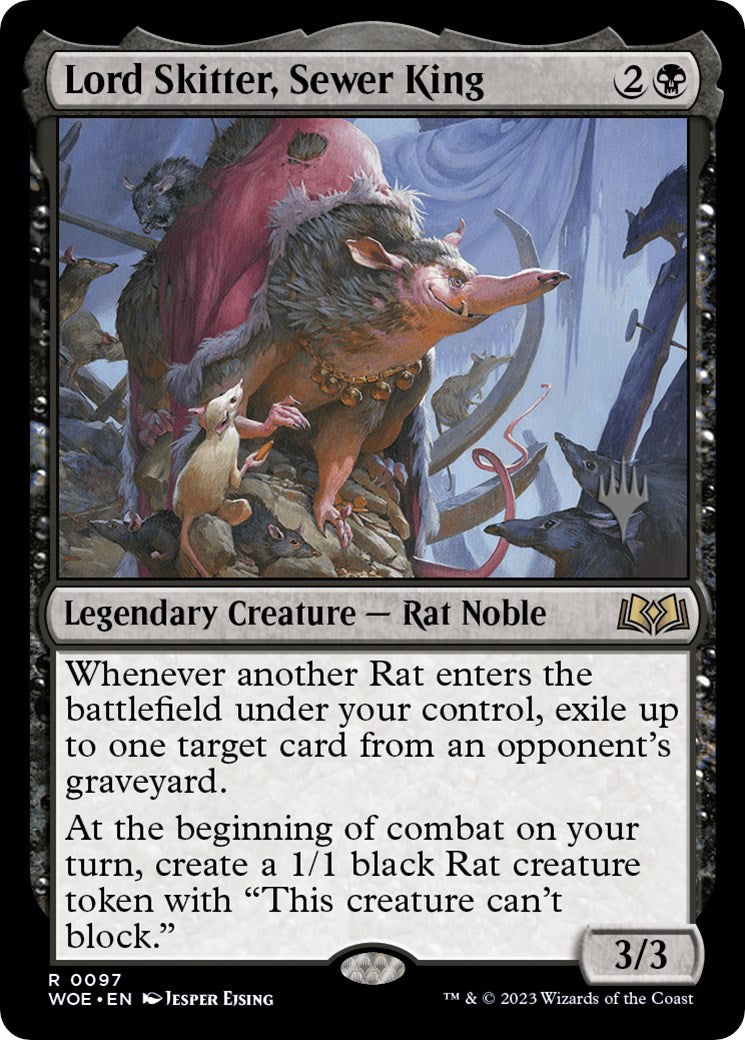 Lord Skitter, Sewer King (Promo Pack) [Wilds of Eldraine Promos] | Exor Games Summserside