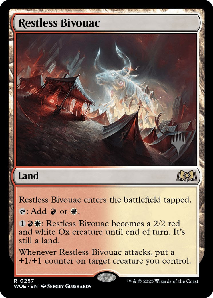 Restless Bivouac (Promo Pack) [Wilds of Eldraine Promos] | Exor Games Summserside