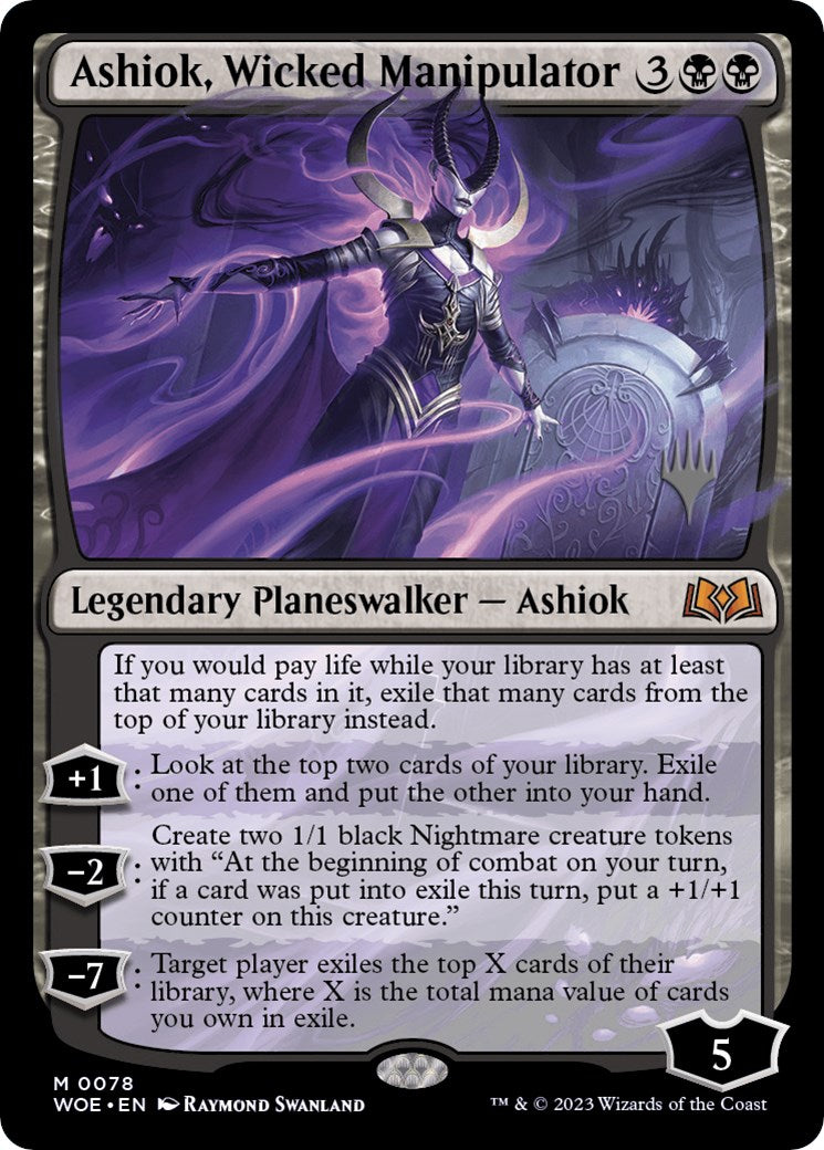 Ashiok, Wicked Manipulator (Promo Pack) [Wilds of Eldraine Promos] | Exor Games Summserside