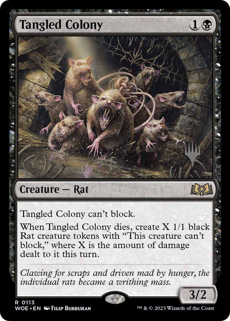 Tangled Colony (Promo Pack) [Wilds of Eldraine Promos] | Exor Games Summserside