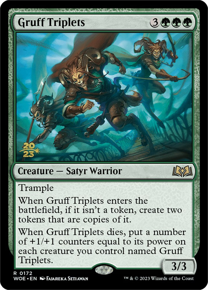 Gruff Triplets [Wilds of Eldraine Prerelease Promos] | Exor Games Summserside