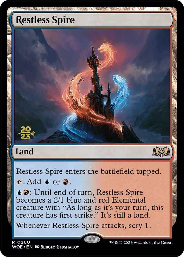 Restless Spire [Wilds of Eldraine Prerelease Promos] | Exor Games Summserside