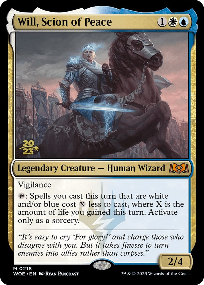 Will, Scion of Peace [Wilds of Eldraine Prerelease Promos] | Exor Games Summserside