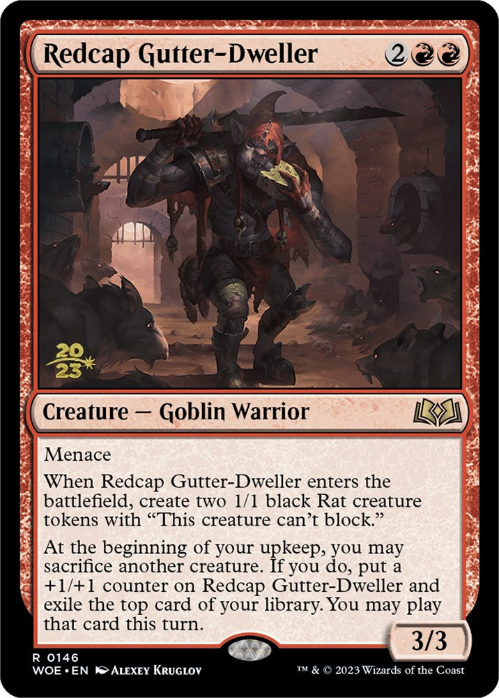 Redcap Gutter-Dweller [Wilds of Eldraine Prerelease Promos] | Exor Games Summserside